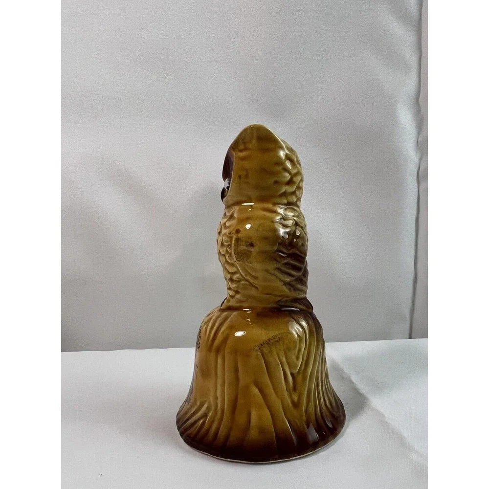 Vintage Souvenir Owl Bell San Francisco Made In Japan Ceramic 4” EUC‎